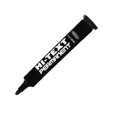 Hi-Text Yuvarlak Uçlu Siyah Permanent Marker 830PB Koli Kalemi