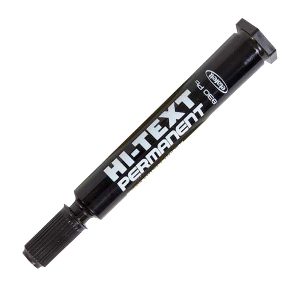 Hi-Text Yuvarlak Uçlu Siyah Permanent Marker 830PB Koli Kalemi