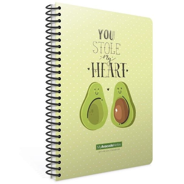 Gıpta Avocado Spiralli Karton Kapak 80 Yaprak A4 Kareli Defter Model-3