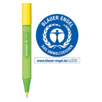Schneider Link It 0.4 mm Sarı Mini Fineliner Kalem