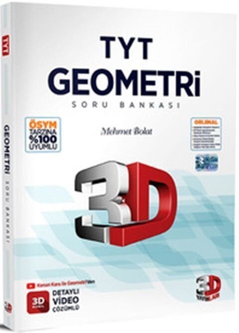 3D Yayınları 2025 TYT Geometri Soru Bankası