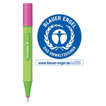 Schneider Link It 0.4 mm Pembe Mini Fineliner Kalem