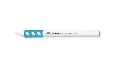 Gıpta Fineliner Thick 0.4 mm Turkuaz Kalem