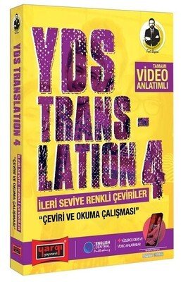 Yargı Yayınları YDS Translation 4 İleri Seviye Renkli Çeviriler