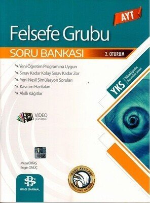 Bilgi Sarmal Yayınları AYT Felsefe Grubu Soru Bankası