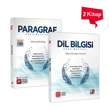 3D Yayınları Dil Bilgisi Paragraf Soru Bankası Kazandıran Set