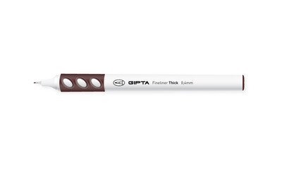 Gıpta Fineliner Thick 0.4 mm Koyu Kahverengi Kalem