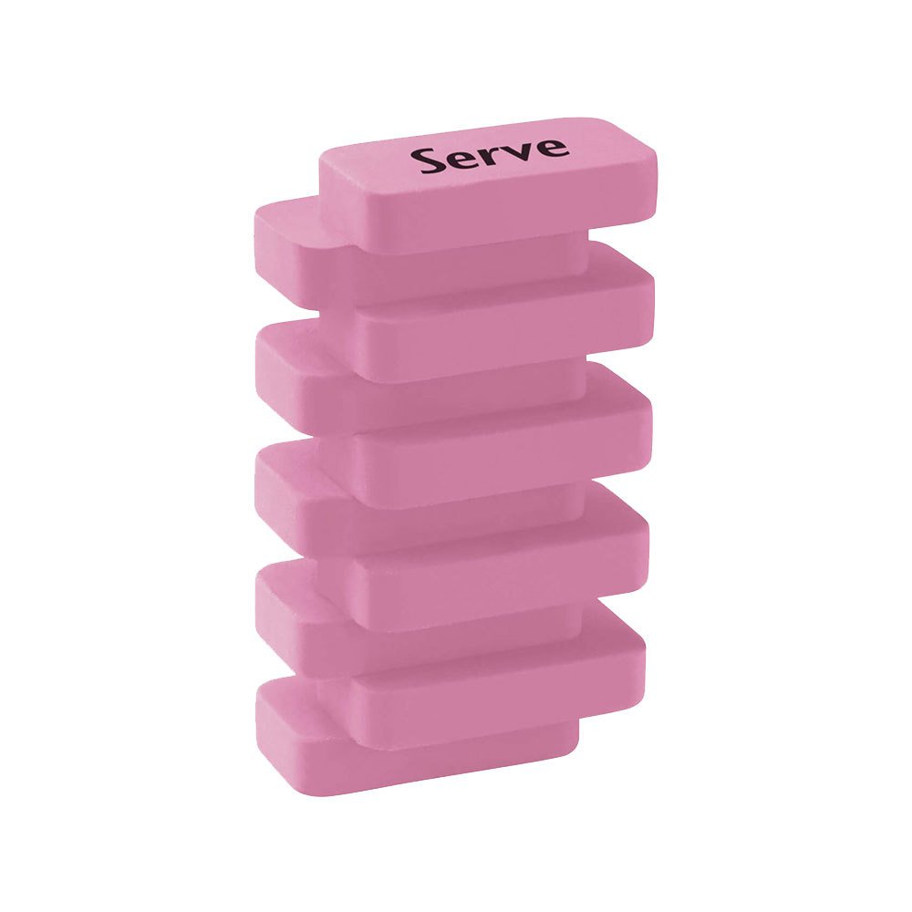 Serve Steps Pastel Pembe Silgi