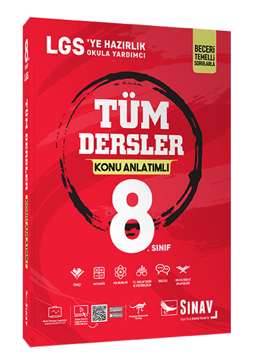 Sınav Yayınları 8. Sınıf LGS Tüm Dersler Konu Anlatımlı