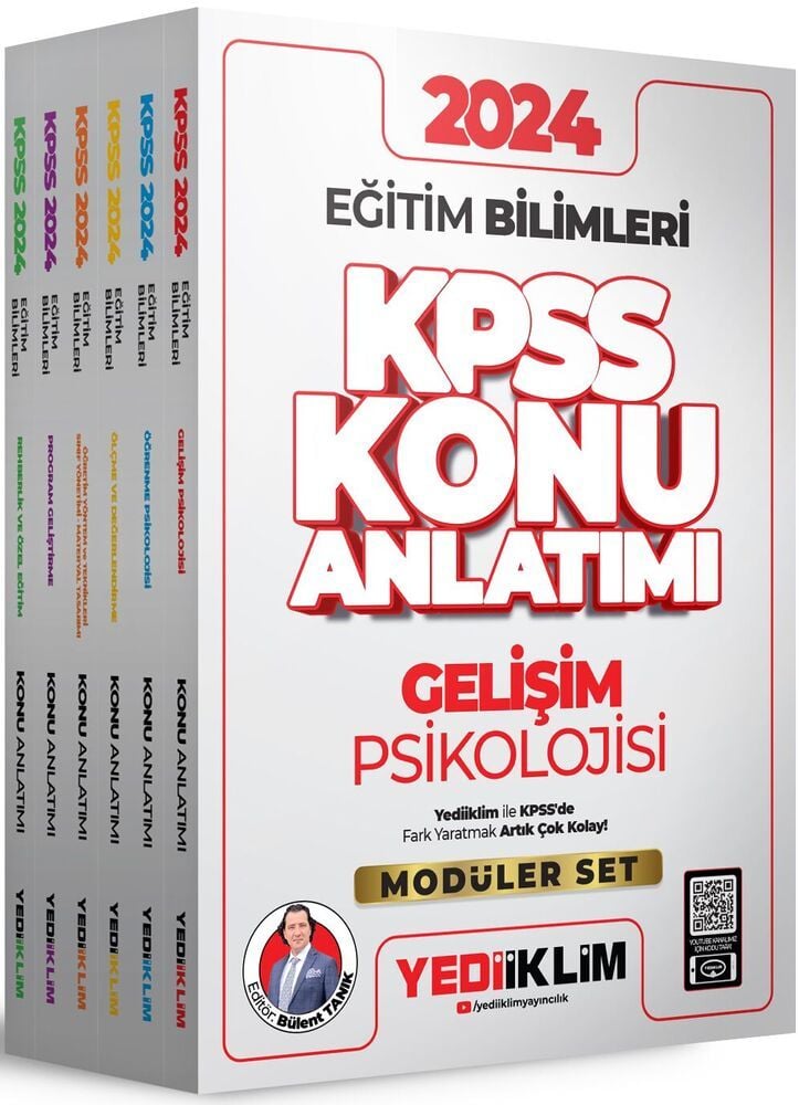 Yediiklim Yayınları 2024 KPSS Eğitim Bilimleri Konu Anlatımlı Modüler Set