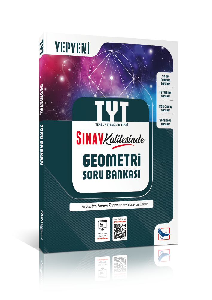 Senin Kitabın Sınav Kalitesinde TYT Geometri Emerald Soru Bankası