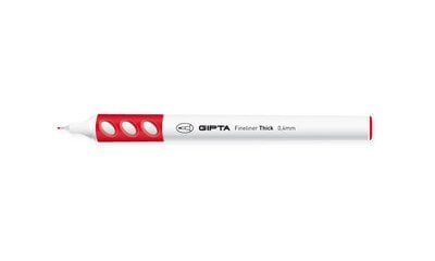 Gıpta Fineliner Thick 0.4 mm Kırmızı Kalem