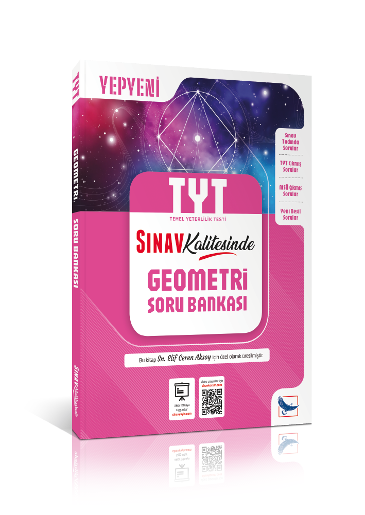 Senin Kitabın Sınav Kalitesinde TYT Geometri Pink Edition Soru Bankası