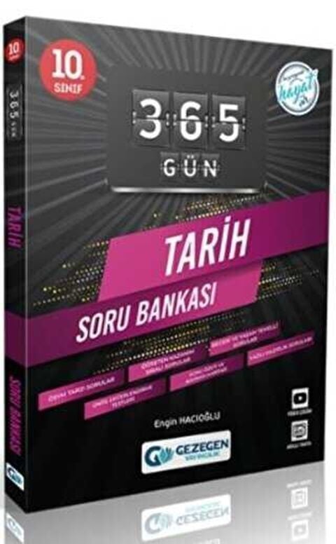 Gezegen Yayınları 10. Sınıf Tarih 365 Gün Soru Bankası