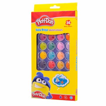 Play-Doh 36 Renk Sulu Boya