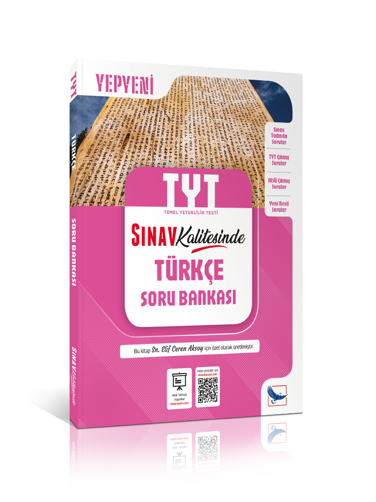 Senin Kitabın Sınav Kalitesinde TYT Türkçe Pink Edition Soru Bankası