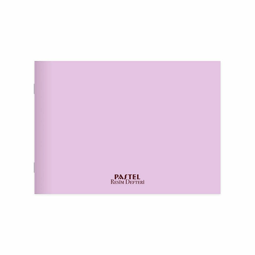 Keskin Color Tel Dikişli Pastel Lila Plastik Kapak 24 Yaprak 25*35 Resim Defteri