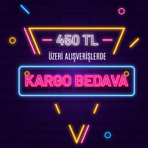 450 TL Üzeri Alışverişlerde Kargo BEDAVA