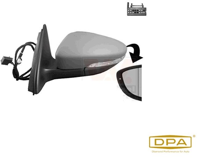 AYNA-DIŞ DİKİZ Kmp. SOL ( Elektrikli ) DPA / JETTA 2011 --> /
