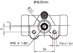 FREN-SİLİNDIR ARKA 19MM VİKA FAVORİT 87-92