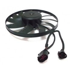 ELEK-FAN MOTOR 360MM ÇİFT SOKETLİ 1.4-1.9 BCCSA-CHGA / OCTAVIA / FABİA / CADDY / PASSAT / JETTA /