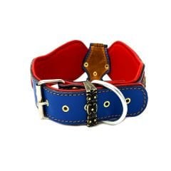 Kelebek Model Lüks Viking Deri Köpek Tasması