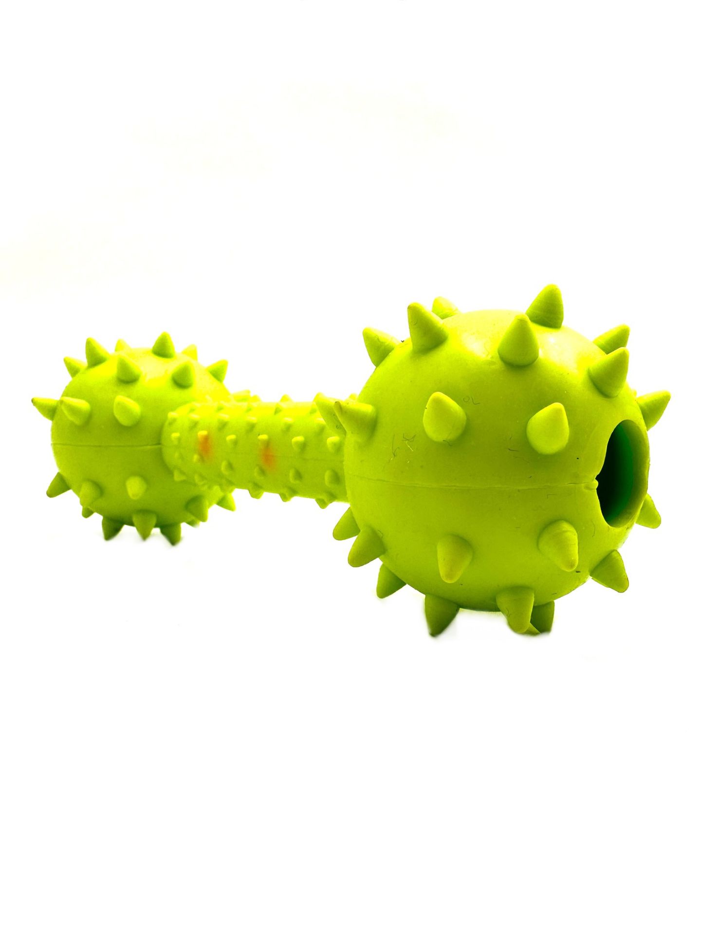 Diş Kaşıma Tartar Önleyici Zilli Dumbell Köpek Eğitim Oyuncağı