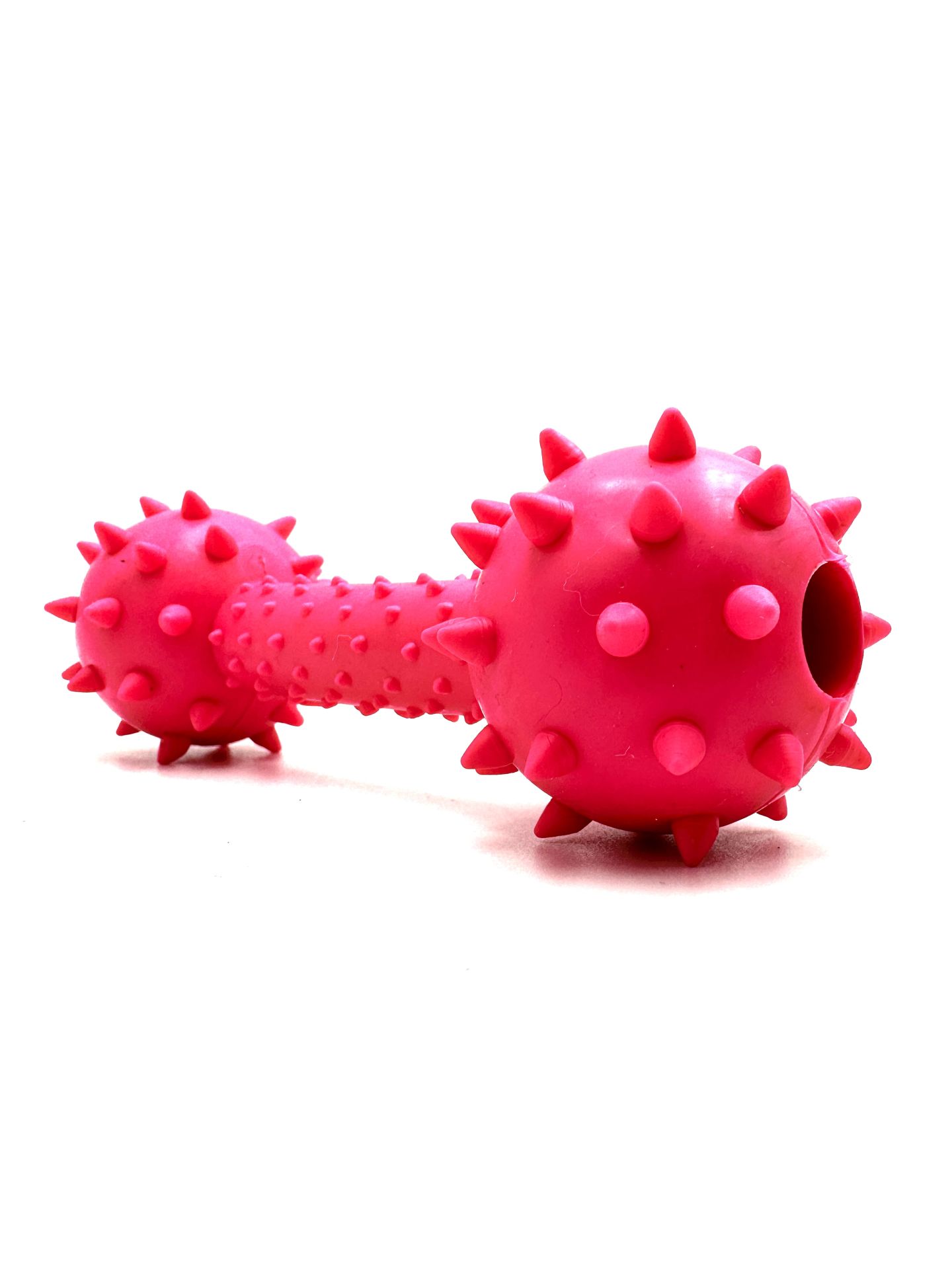 Diş Kaşıma Tırtırlı Yüzey Zilli Dumbell Köpek Oyuncağı