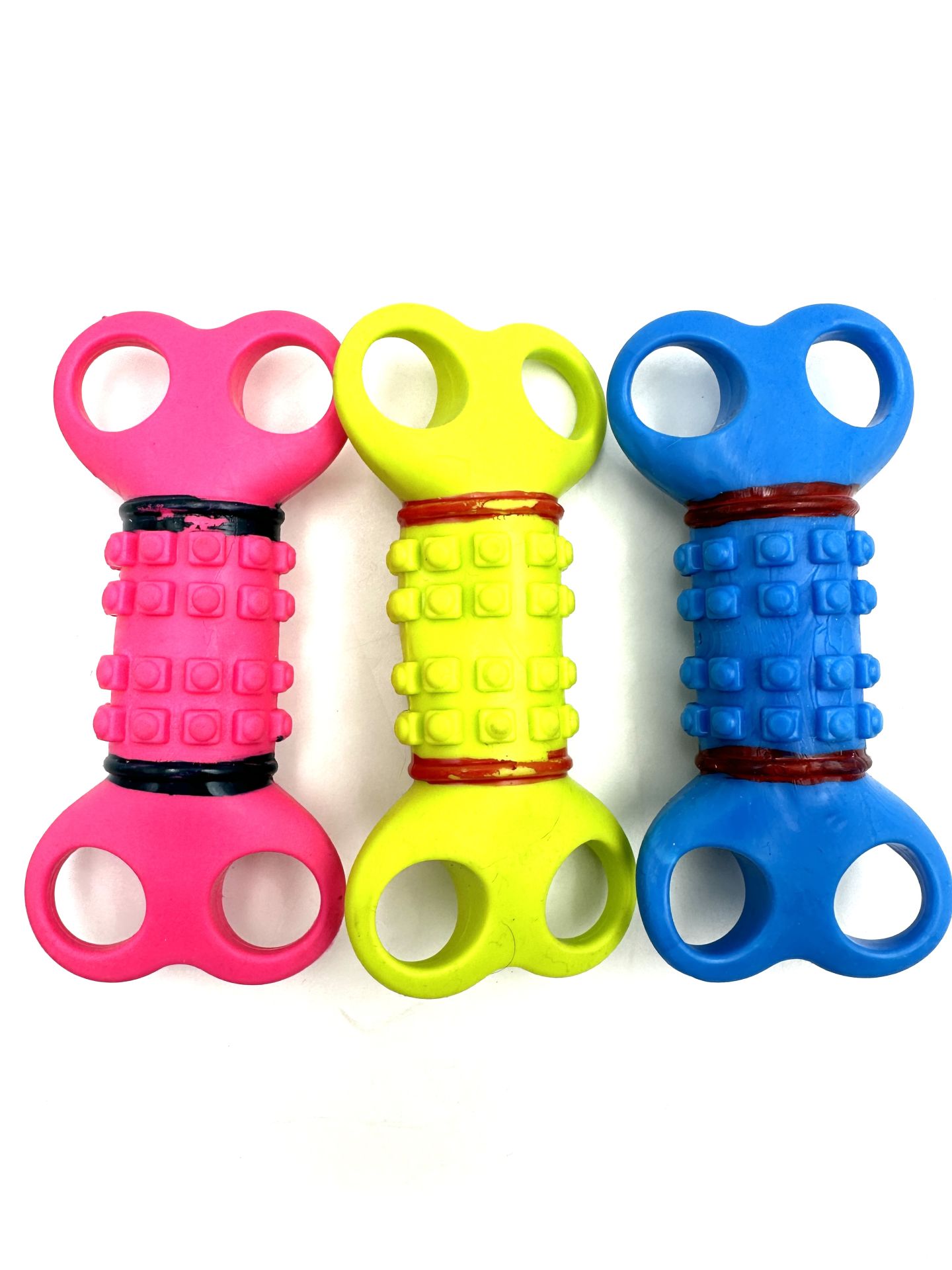 12cm Yassı Kemik Köpek Diş Kaşıma Oyuncağı Seti