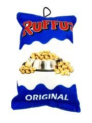 Ruffus Cips Şeklinde Sesli Hışırtılı Peluş Cips Köpek Oyuncağı