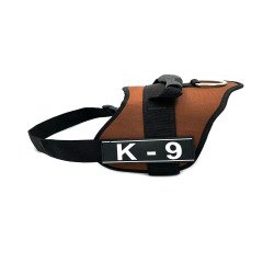 Kahverengi Klipsli K9 Köpek Göğüs Tasması Köpek Bel Tasması