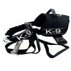 Siyah K9 Köpek Tasması Seti
