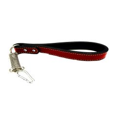 Yaylı Yakın Kontrol Deri Köpek Gezdirme Tasması