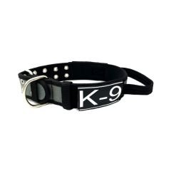 Gri Kulplu Taktik K9 Köpek Tasması