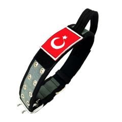 Gri Kulplu Taktik K9 Köpek Tasması