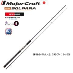 Major Craft Solpara New SPSJ-942ML-LSJ Light Shore Jigging Olta Kamışı 296cm 15-40g