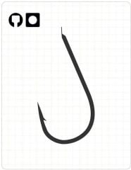 Fudo 1801 Chika 1 no. Black Nickel İğne
