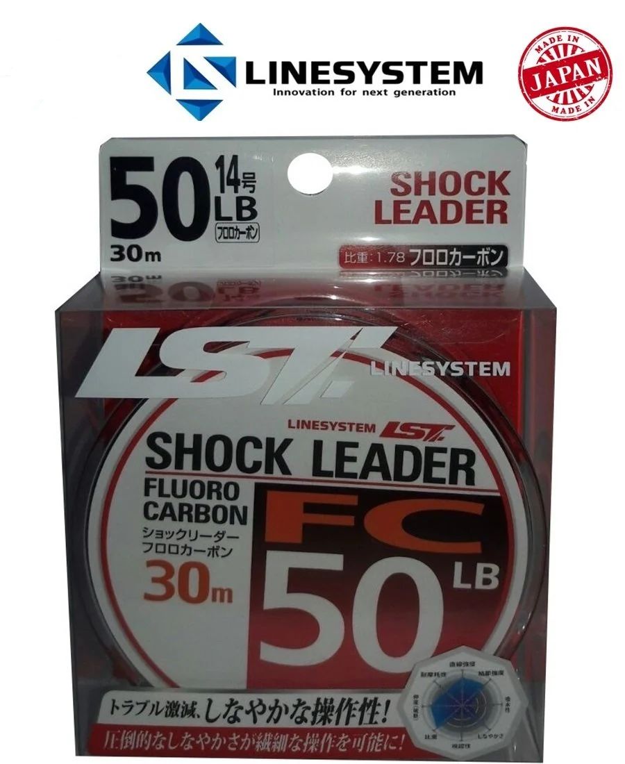 Linesystem Shock Leader FC 30mt. 50LB. 30 Mt.