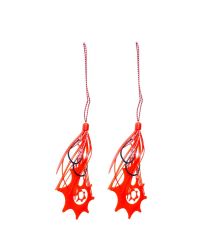 Fujin Rubber Hazır Skirt + Assist Set Red H4-01