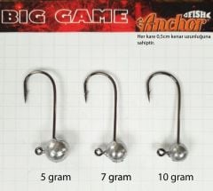 Anchor Big Game Jig Head Silikon Yem Zokası 3ad 3/0