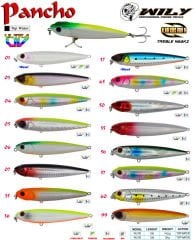 Wily Pancho 10 cm 14.5 gr Maket Balık Su Üstü WTD