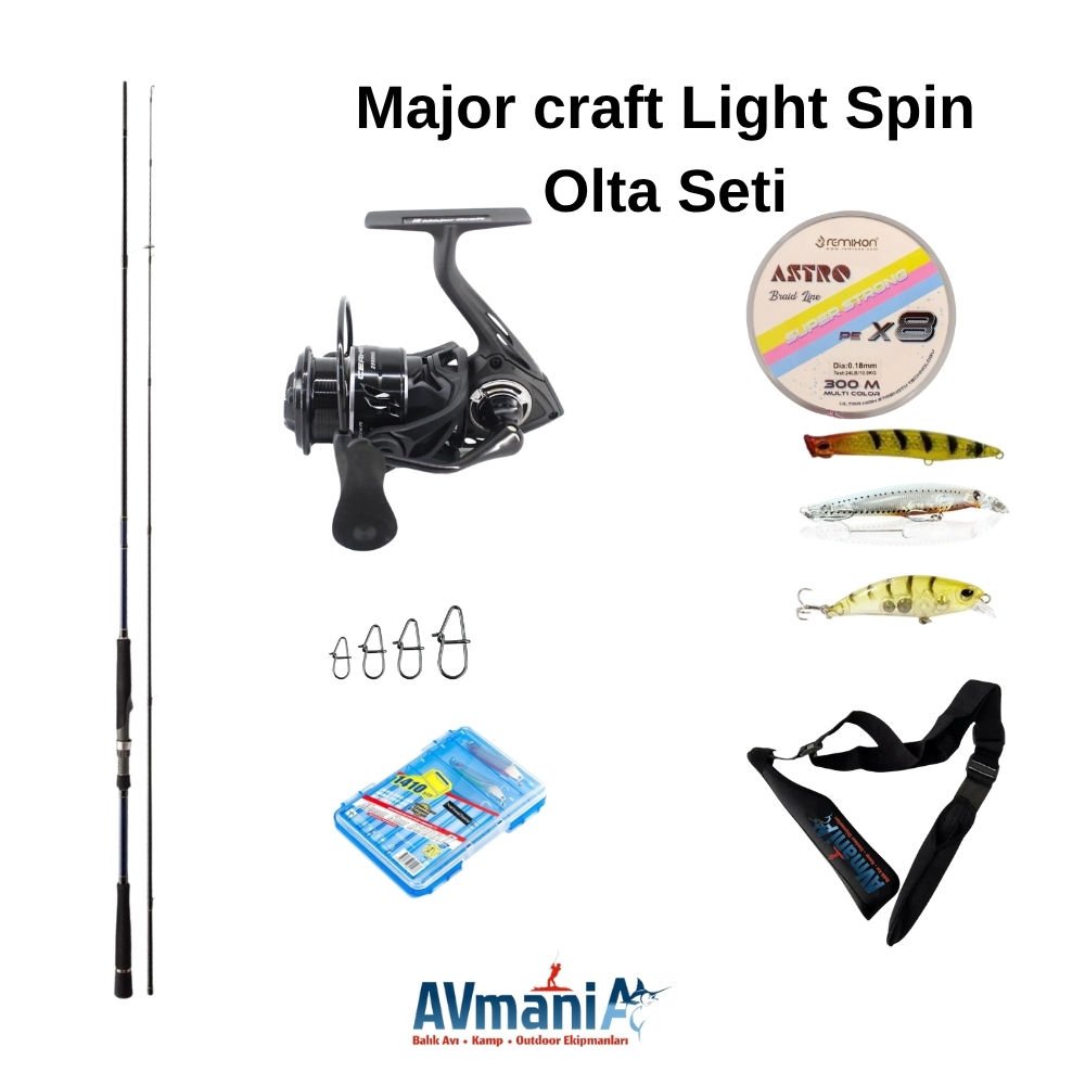 Major Craft Light Spin Olta Seti 253cm 7-21gr