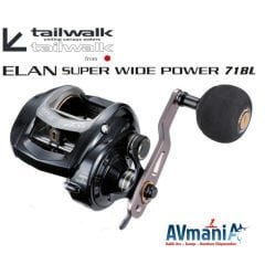 Tailwalk Elan Super Wide Power 71BL Tai Rubber Baitcast Makine (Sol El)