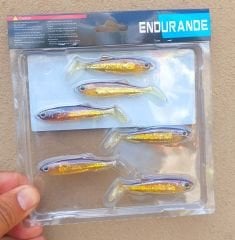NaniwaOsaka Shi Endurande Shad 70mm Silikon Yem