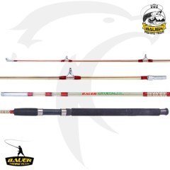 BAUER CRYSTAL 180CM İKİ PARÇA DOLGU ŞEFFAF OLTA KAMIŞI