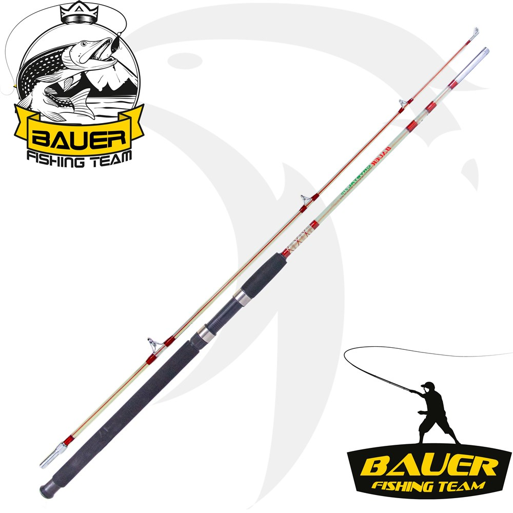 BAUER CRYSTAL 150CM  İKİ PARÇA DOLGU ŞEFFAF OLTA KAMIŞI