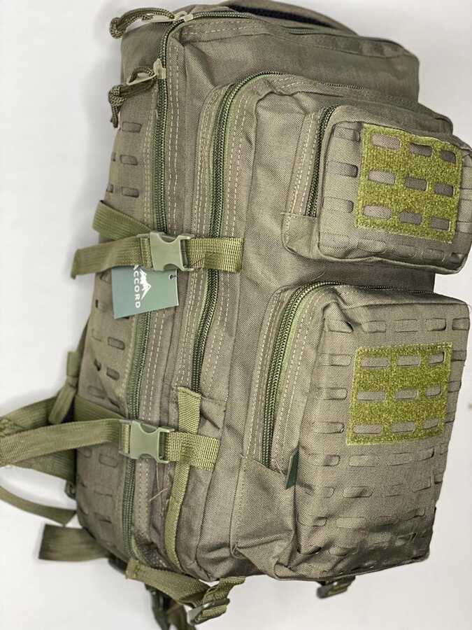 LAZER KESİM MOLLE SİSTEM TAKTİK SIRT ÇANTASI HAKİ