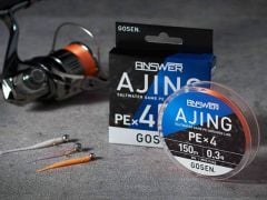 Gosen Answer Ajing PE4 Örgü LRF İpi 150mt Coctail Orange