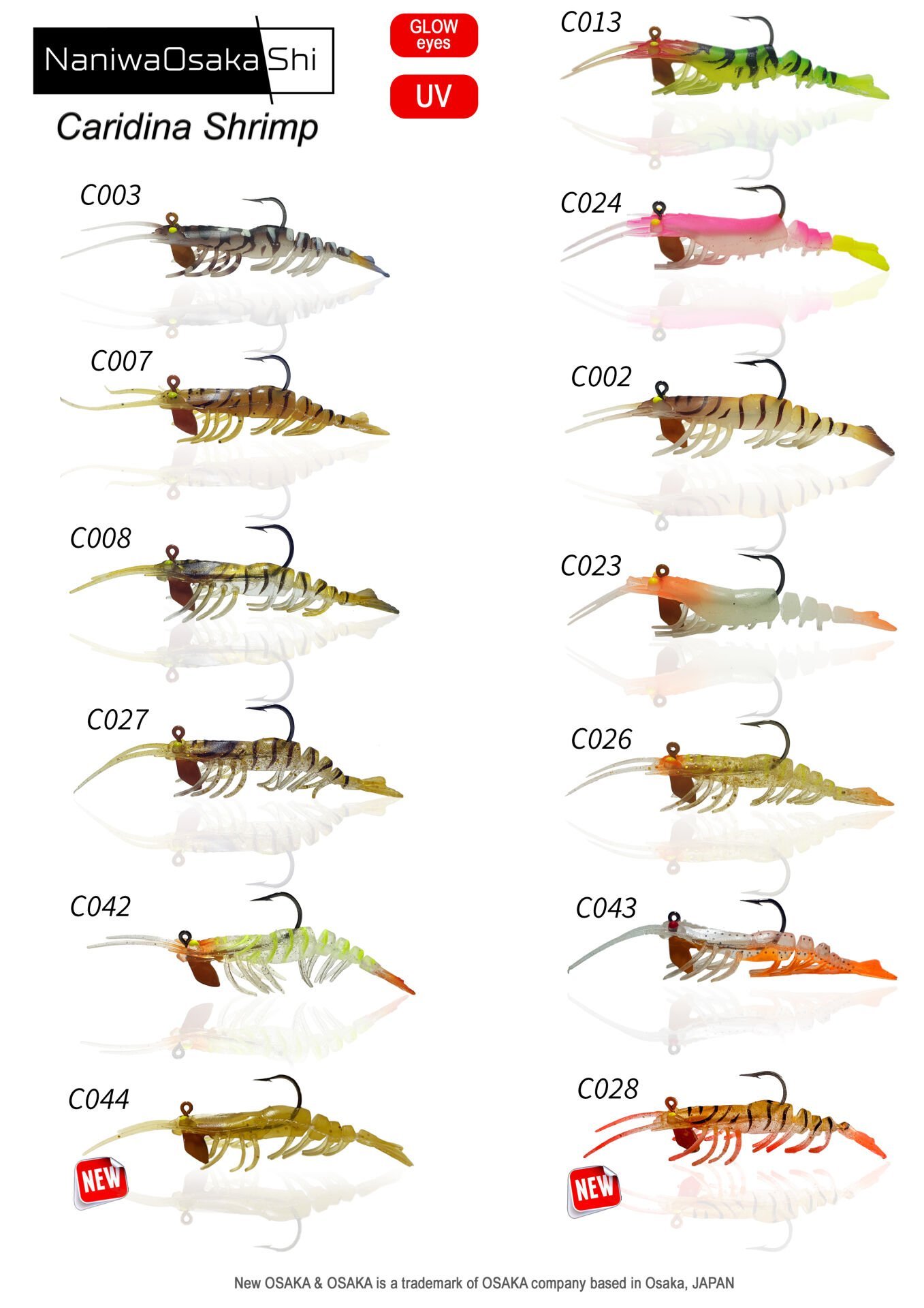 NaniwaOsaka Shi Caridina Shrimp Silikon Karides 7.62CM 6.5GR