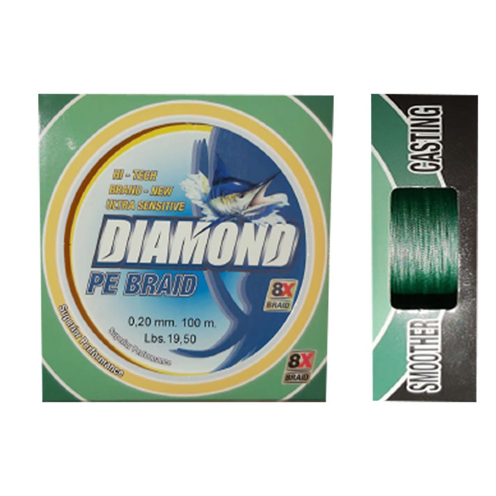 BAUER DIAMOND 8X PRE İP MİSİNA 100 MT 0,20MM